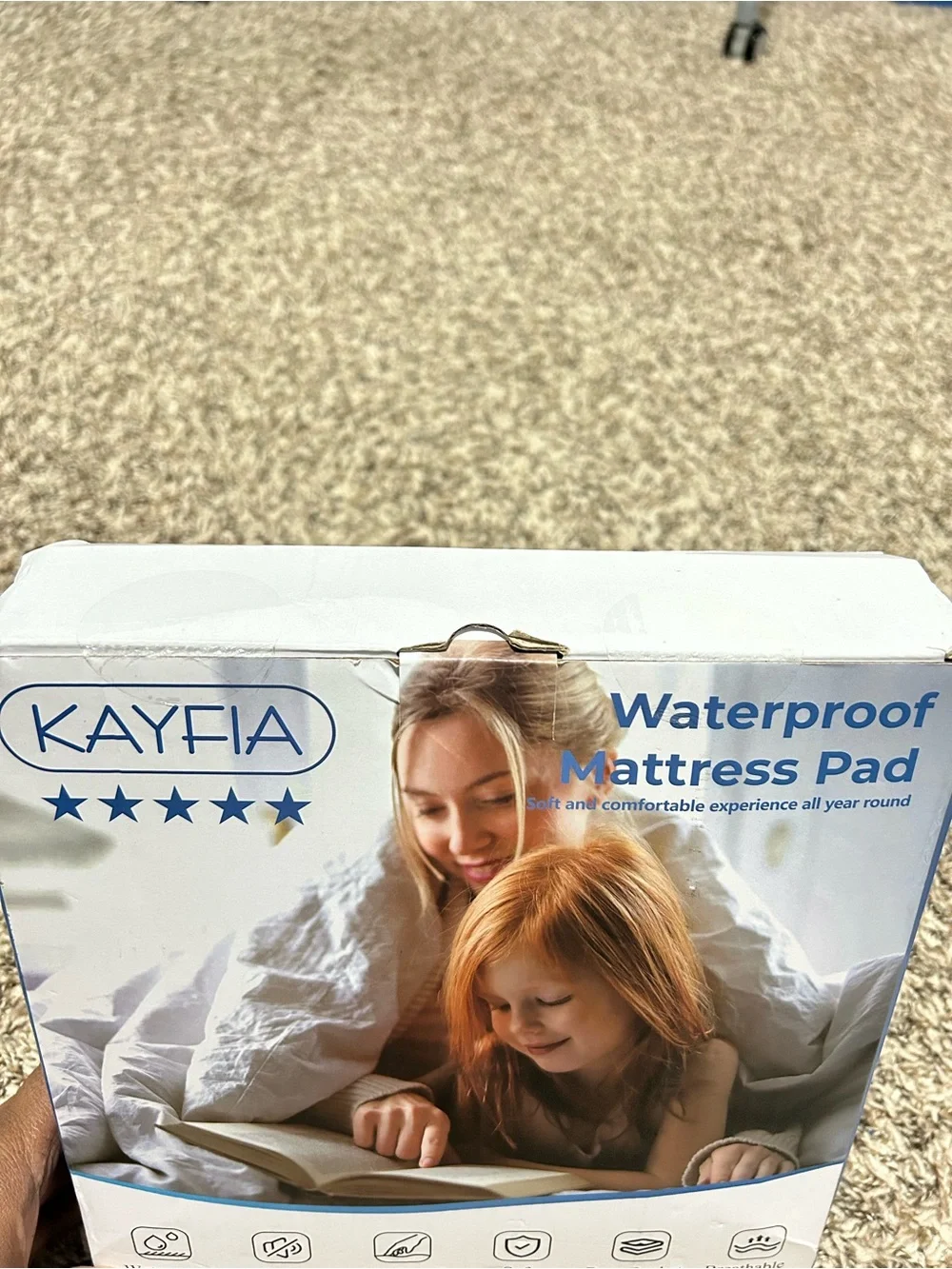 Waterproof Mattress Pad - White